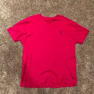 Men’s hot pink Polo Tee